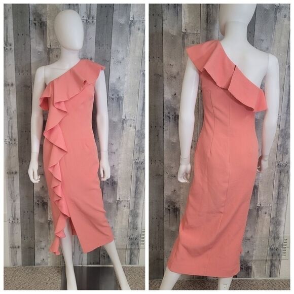 NWOT KEEPSAKE The Label one shoulder midi dress - Picture 2 of 8